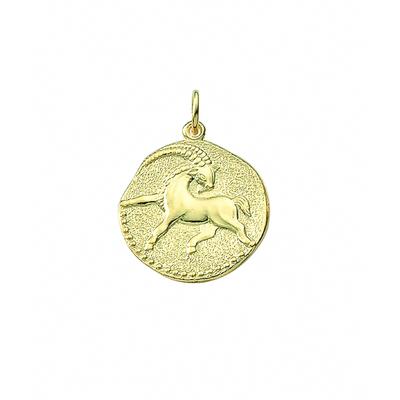 Sternzeichenanhänger ADELIA´S "Sternzeichen Anhänger Steinbock 333 Gold ( 8K )", gold, Schmuckanhänger, Damen, Steinbock, Gold, Goldanhänger Steinbock