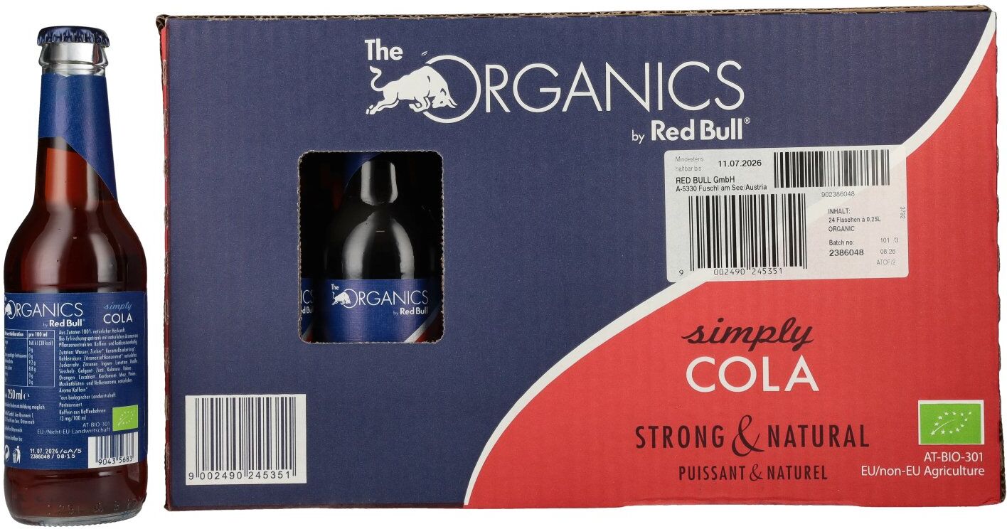 Red Bull Organics by Red Bull Simply COLA 24x0,25l