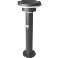 OSRAM ENDURA® STYLE SOLAR DOUBLE CIRCLE 40cm Post Sensor Double Circle 6W Black 4099854455520 LED-Außenwandleuchte LED 6.00 W Schwarz