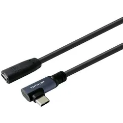 Vivolink USB-C male angled to female (0.30 m, USB 3.2 Gen 2), USB Kabel