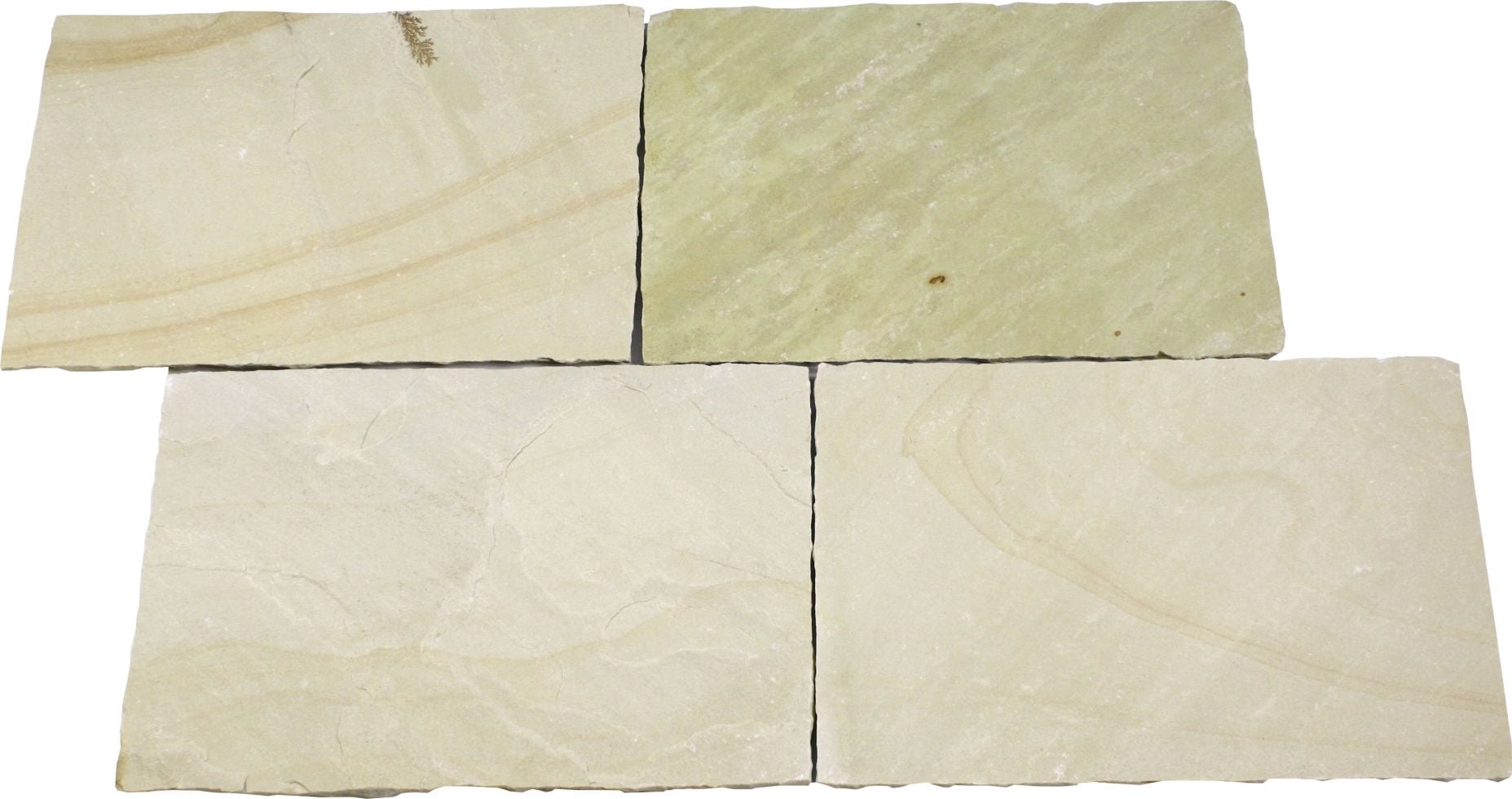 StoneHighlights Terrassenplatte Sandstein 30 x 30 x 2,5 cm mint
