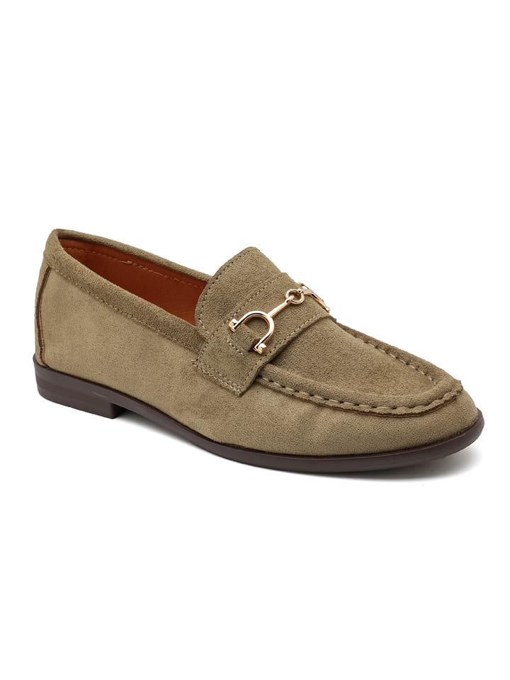 Sixth Sens Mokassins in Khaki - 37