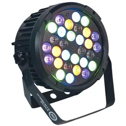 Light4Me BLACK PAR 30x3W RGBA-UV LED Bühnenscheinwerfer (3 W, LED), Scheinwerfer, Schwarz