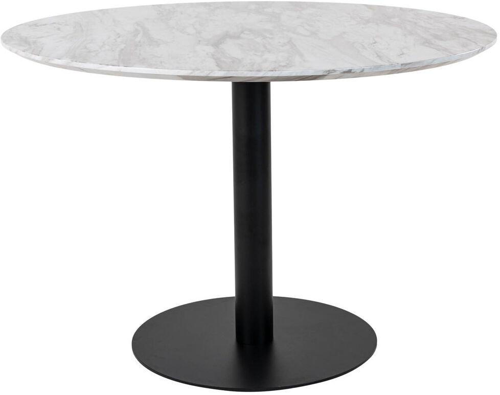 Canora Grey Larkste Round Dining Table Black 75cm H x 110cm L x 110cm W