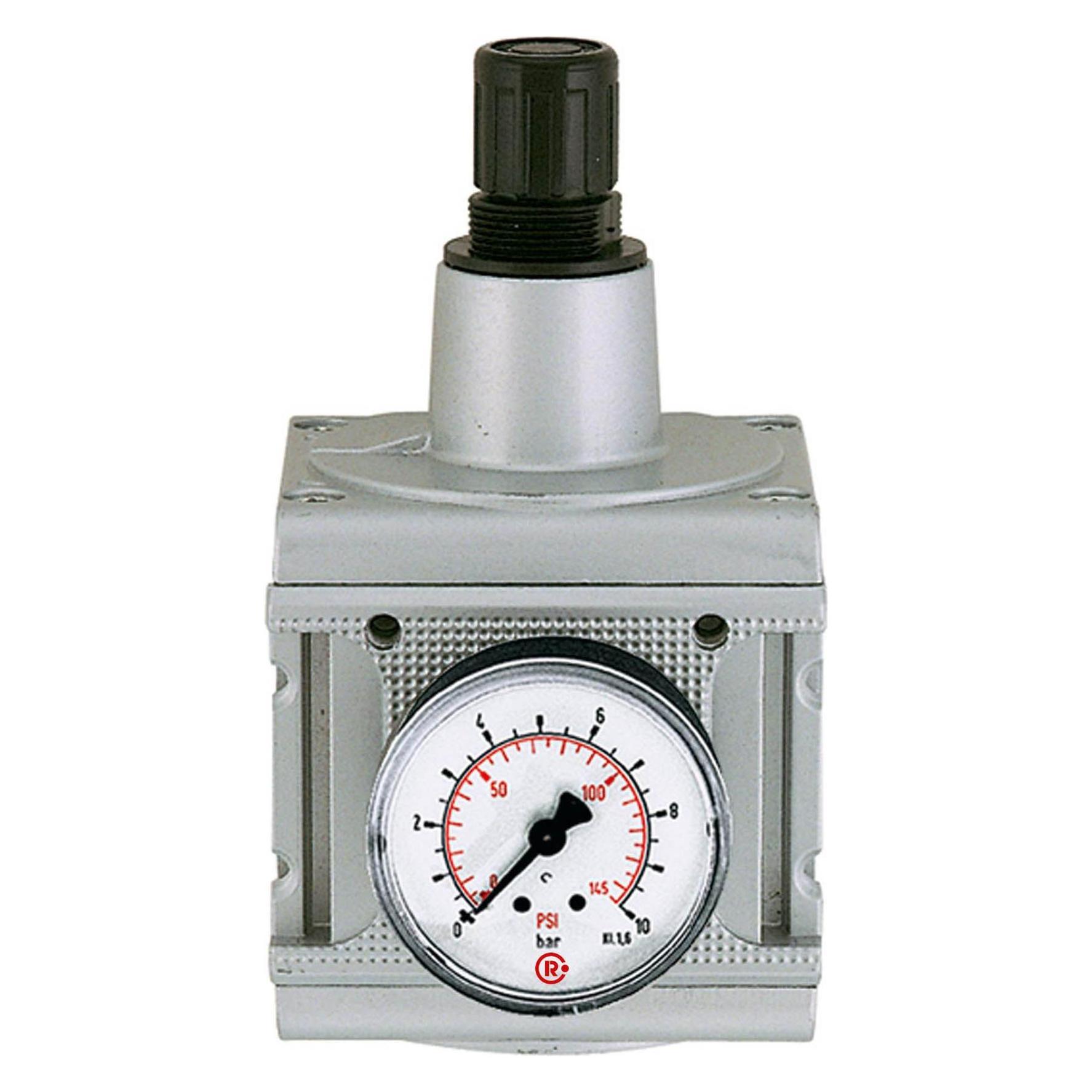Riegler Druckregler "multifix", inkl. Manometer, BG 5, G 1, 0,5 - 16 bar (R 55 - 16)