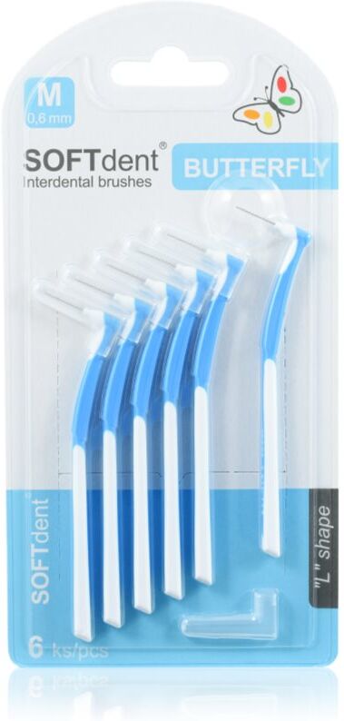 SOFTdent Butterfly M brossette interdentaire 0,6 mm 6 pcs