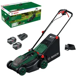 Bosch Akku-Rasenmäher ROTAK18V2-38, 2x Akku PBA 18V 4.0Ah - 06008B9M00