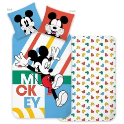 Procos, Kinderbettwäsche, Disney Mickey Springbettlaken 140×200cm, 70×90 cm (200 x 140 cm, 90 x 70 cm)