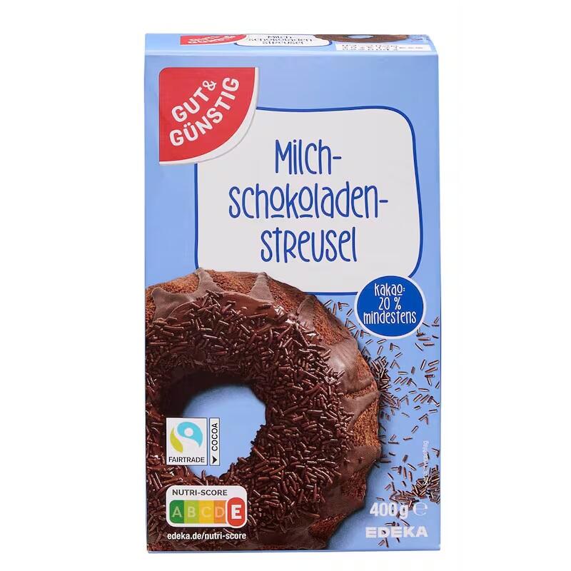 GUT&GÜNSTIG Milchschokoladenstreusel 400,0 g 6154991001
