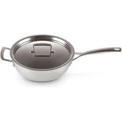 Le Creuset Sautépfanne, Pfanne + Kochtopf, Silber
