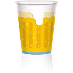 6 Oktoberfest Becher Bier