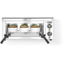 HENDI Salamander IPX4 mit Wandmontage und Krümelfach mit 4 Gitterhöhen