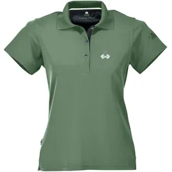 MAUL Aeschi fresh - Kurzarm Damen Funktions-Poloshirt grün - 48