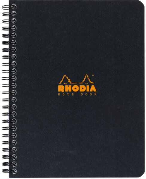Rhodia Classic Spiral Notesbog   A5+   Linjeret