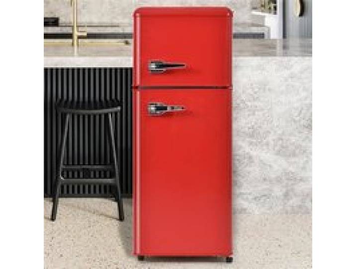 Réfrigérateur rétro - DREAMMESPACE - 2 portes - 92 L - 28 L congélateur - 105 5 cm