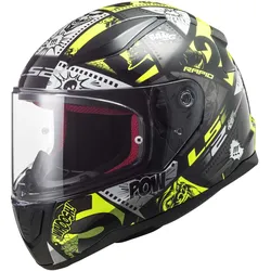 LS2 Rapid Mini FF353 Vignette Kinderhelm schwarz-neongelb - S (47/48)