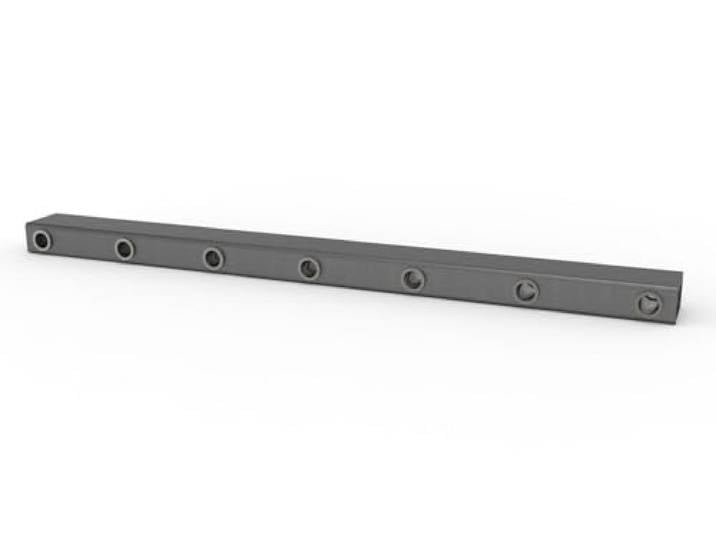 Joma-Tech Zinkenträger mit eingeschweißten Hülsen / Buchsen in 1200 mm Arbeitsbreite für Radlader, Teleskoplader, Schlepper und Hoflader