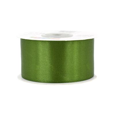 Creativery 38mm Satinband 25m Schleifenband Geschenkband Deko Breites Stoffband Olivgrün