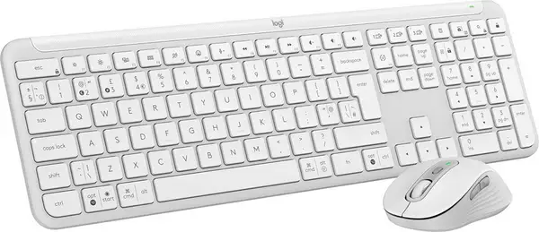 Logitech Signature Slim MK950 Wireless Keyboard - White