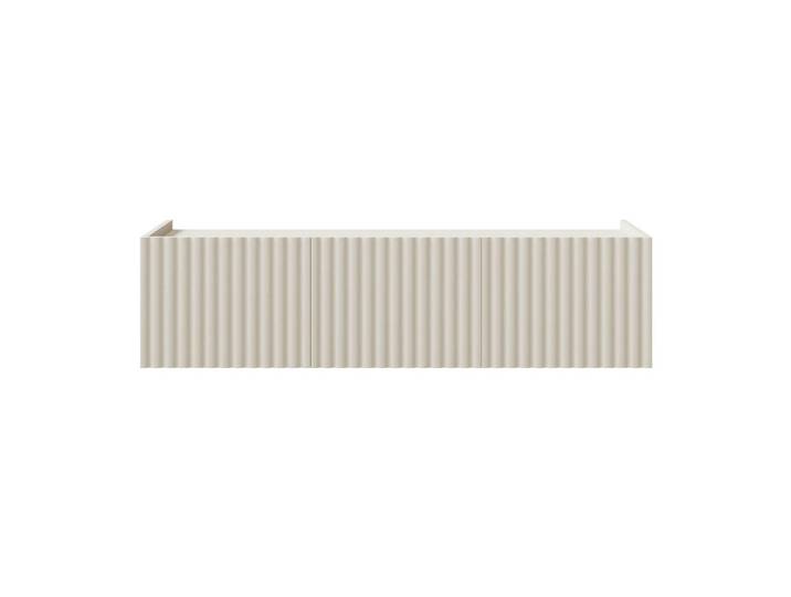 Selsey Tv-Hängeboard Fiorra Greige 144 cm, Kaschmir, 3 Fächer, Rechteckig, 144x49x38.3 cm, Wohnzimmer, TV Möbel, Lowboards, Lowboards stehend
