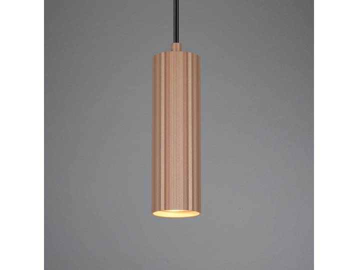 Pendelleuchte Soka Ø 9cm Braun/Braun Material: Metall Metallart: Eisen Oberfläche Metall: Lackiert GU10