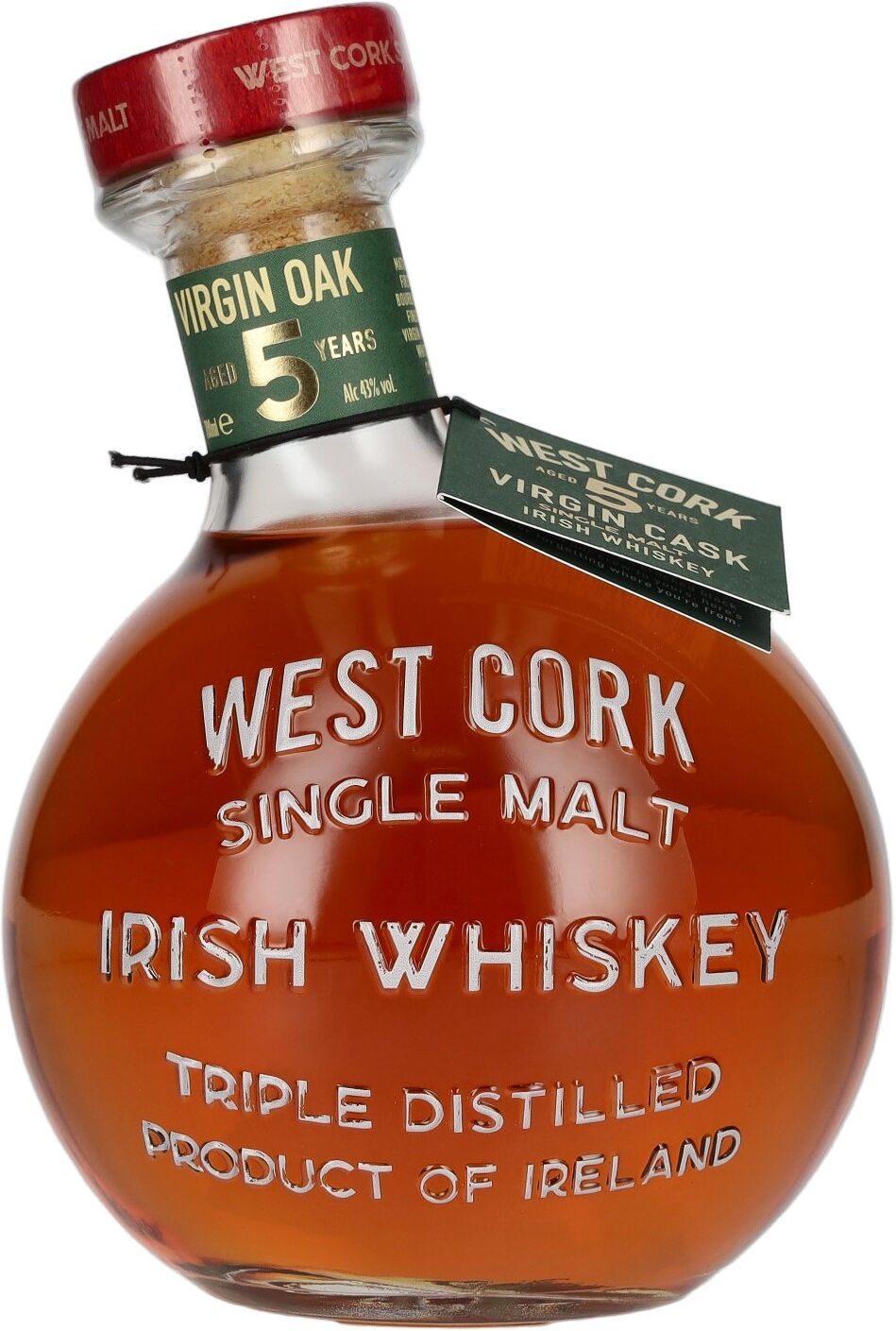 West Cork Irish Whiskey West Cork MARITIME Single Malt Irish Whiskey VIRGIN OAK CASK FINISHED Limited Edition 43% Vol. 0,7l