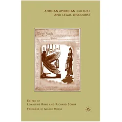 African American Culture and Legal Discourse, Fachbücher