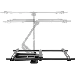 Vivolink Wall mount medium w. arm up (Wand, 50 kg, 43" - 90"), TV Wandhalterung, Schwarz