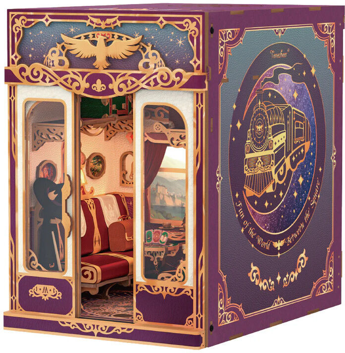 Book Nook Infinity Train Cabin Magical Journey - Tonecheer