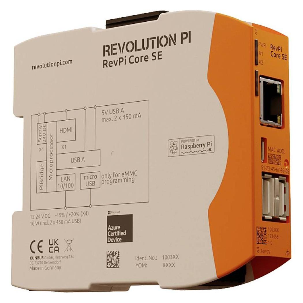 Kunbus RevPi Core SE 8GB PR100365 SPS-Steuerungsmodul 24 V/DC (PR100365)