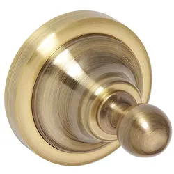 Brillantbad BETRO BRONZE Kleiderhaken Messing Bronze 65x65x65 mm für Bad & Küche >> zum Bohren