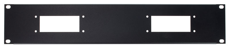 Thon Rack Panel 2U 2x Harting-B16 Black