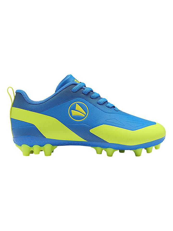 Jako Natur- und Kunstrasen-Fußballschuhe "Twist" in Blau/ Gelb - 34
