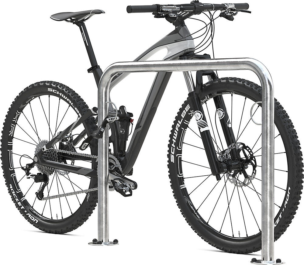 TRUST Fahrradparker, zum Aufdübeln, Breite 750 mm, VE 3 Stk WSM