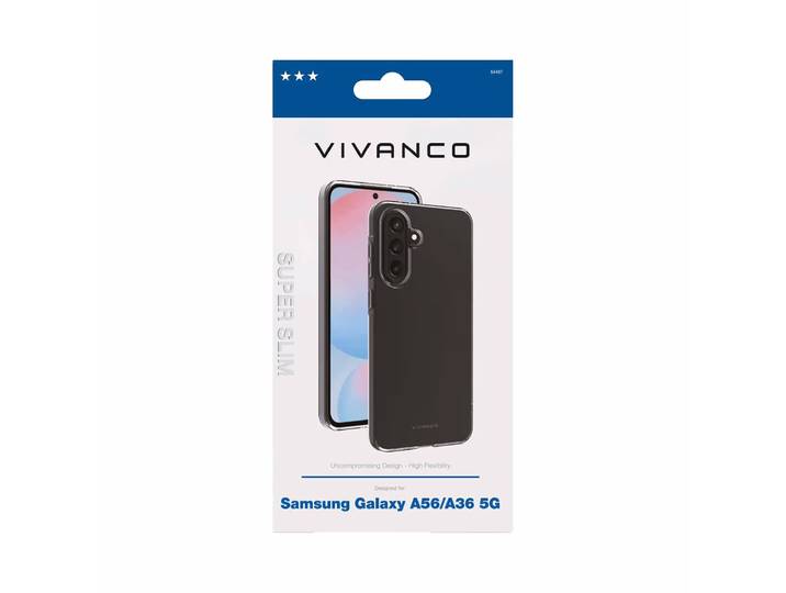 Vivanco SUPER SLIM Cover Galaxy A56/A36 5G Galaxy A56/A36 Schutzhülle – Handyhülle/Handy Tasche