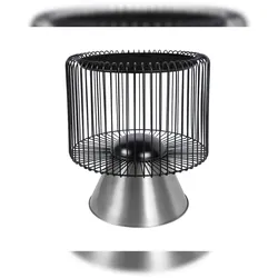 Lalee.Avenue Beistelltisch Natassia 100 Schwarz / Silber
