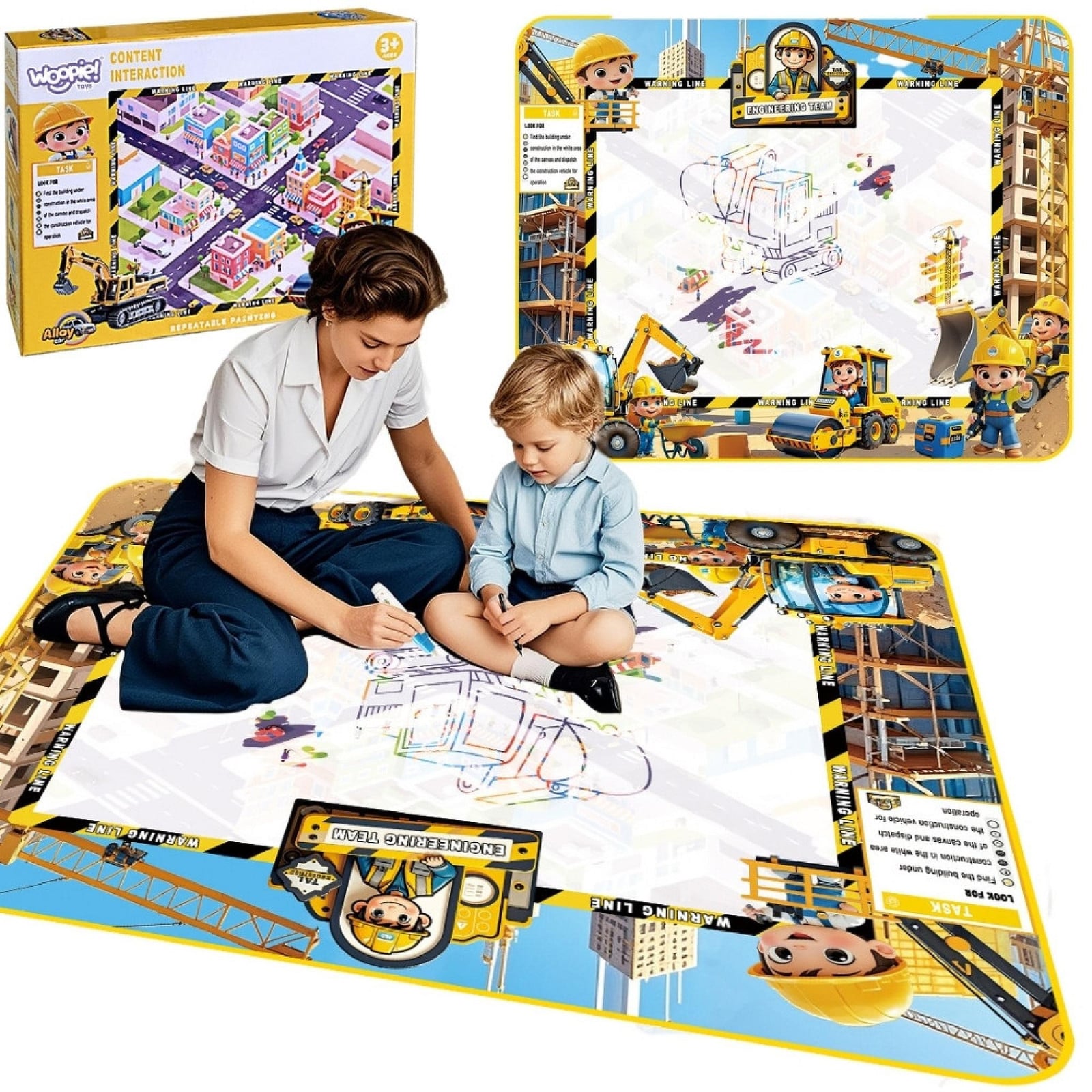 Woopie Waterverfmat Creatieve set met accessoires
