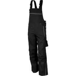 QUALITEX HIGH QUALITY WORKWEAR Latzhose PRO schwarz Herren: 110
