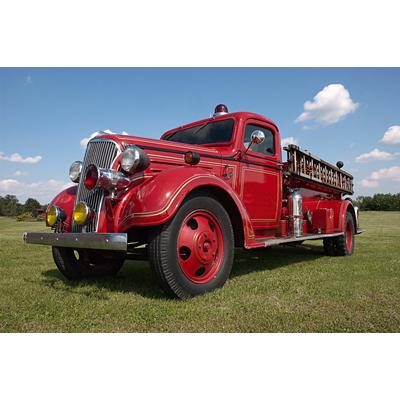 Papermoon "Vintage Feuerwehrauto"