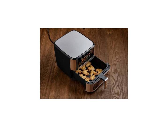 SOLIS OF SWITZERLAND Heissluftfritteuse Master 5000 7,5 l , schwarz (schwarz, silber), Fritteusen, Heissluftfritteuse