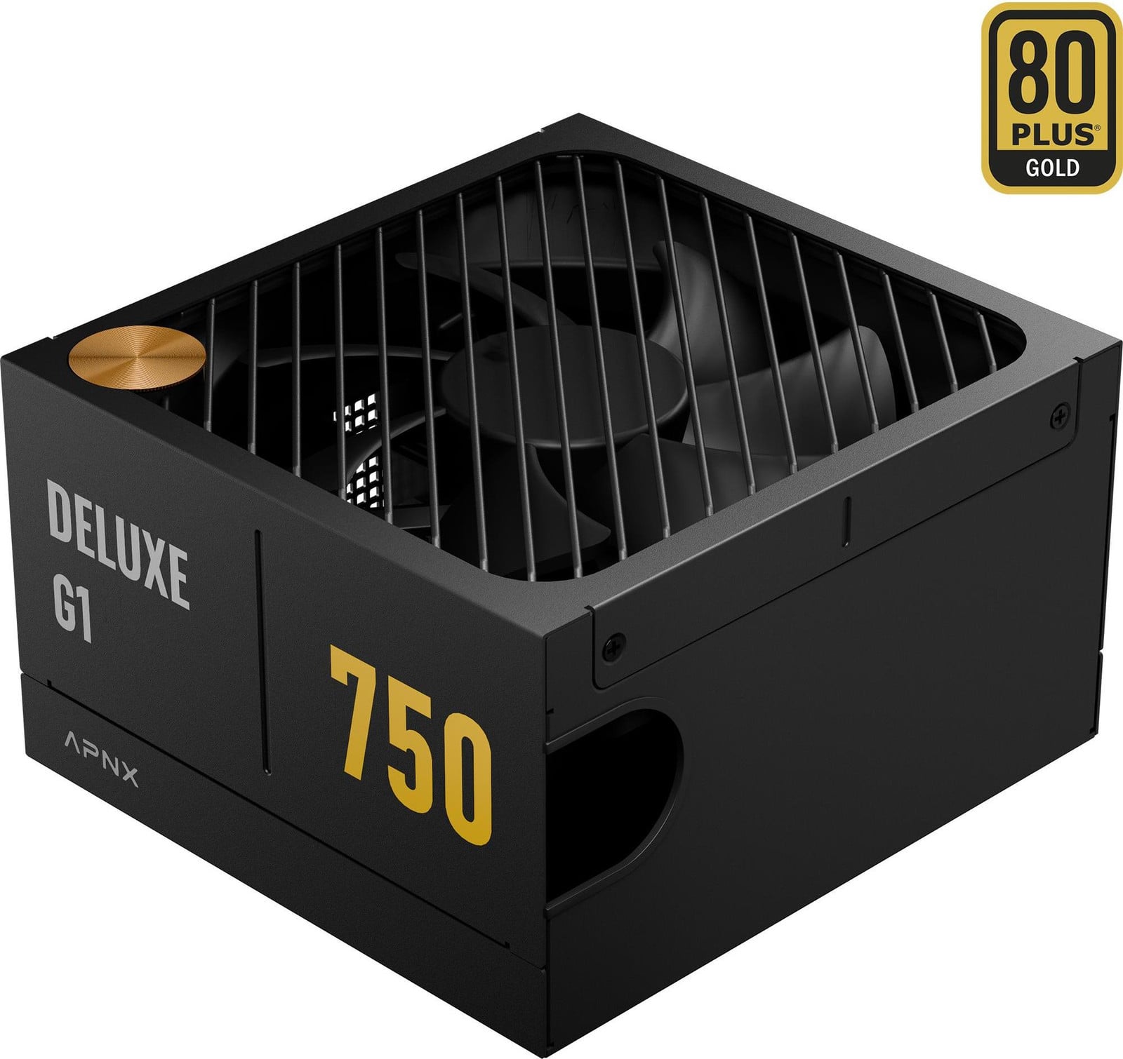 APNX DELUXE G1 750 voeding, zwart, 750 Watt