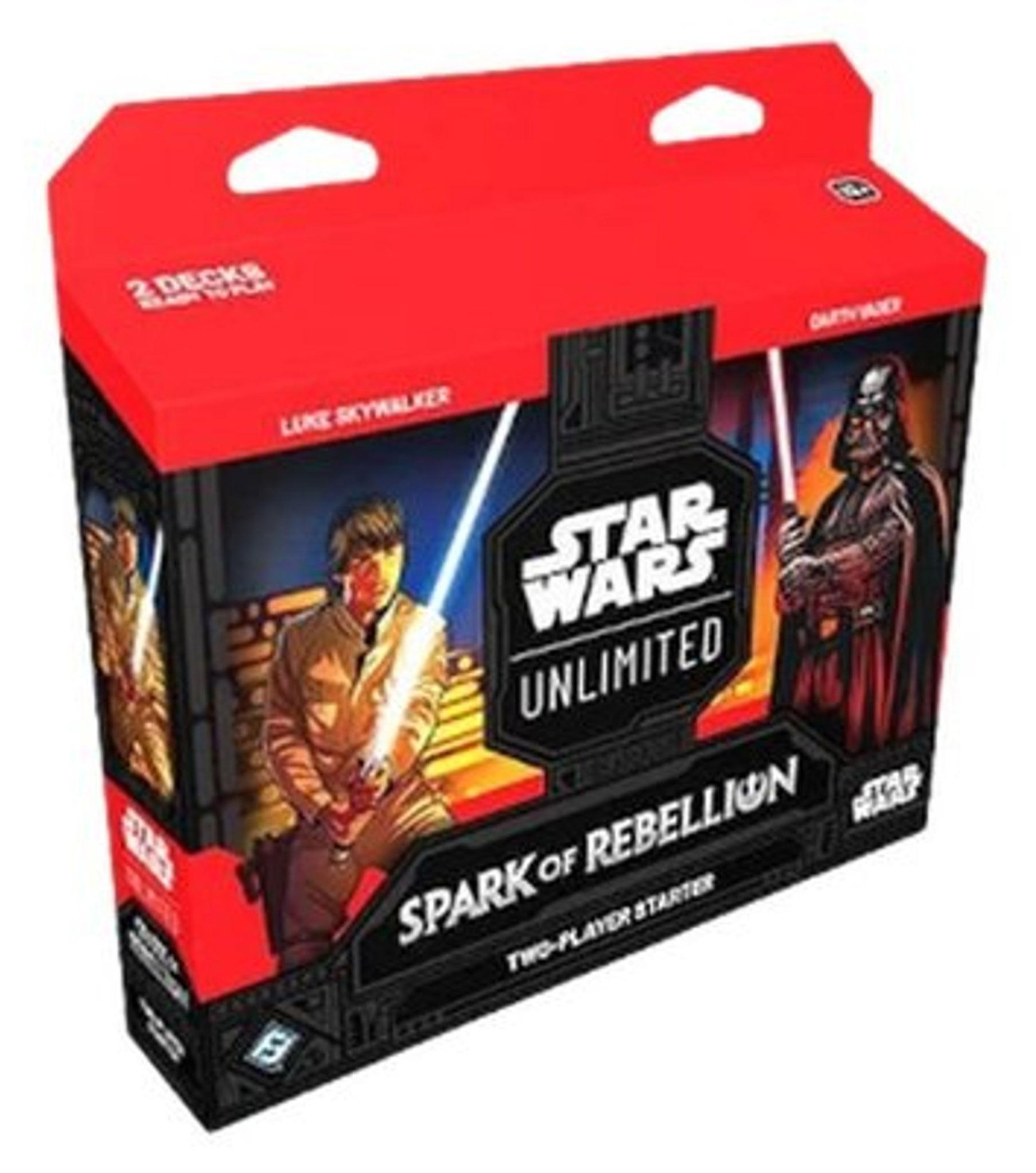Fantasy Flight Games Star Wars Unlimited SOR Spark of Rebellion Two Player Starter Deck