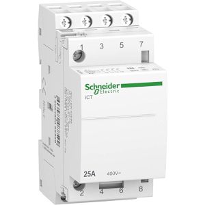 Schneider-Electric Installationsschütz A9C20834, 2 TE, 25 A, 230 V, 4x NO (Schließer), 4-polig