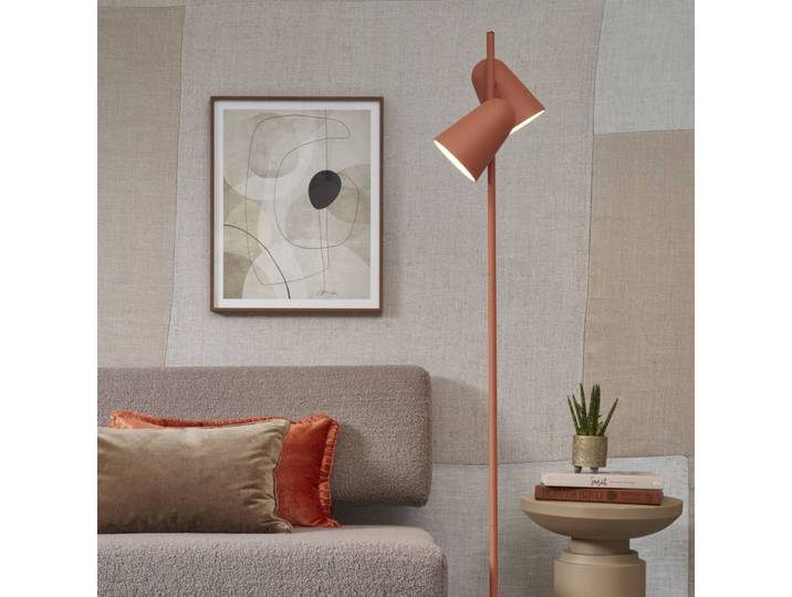IT´S ABOUT ROMI Stehlampe Salamanca, terracotta, für Wohn- / Esszimmer, Metall, Modern