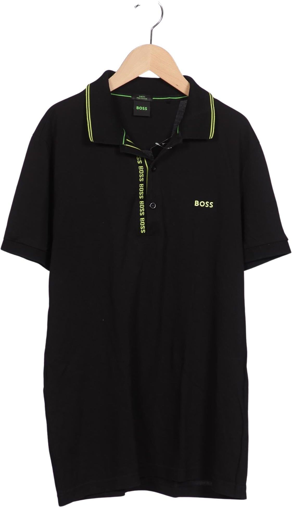 Boss Green Herren Poloshirt, Neon, Gr. XL, Baumwolle - Second Hand