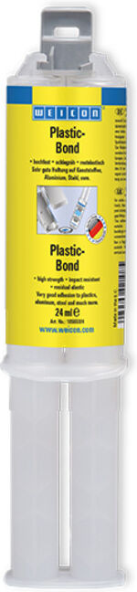 WEICON Plastic-Bond, Kunststoffklebstoff, 24 ml, cremeweiß, milchig (10565024)