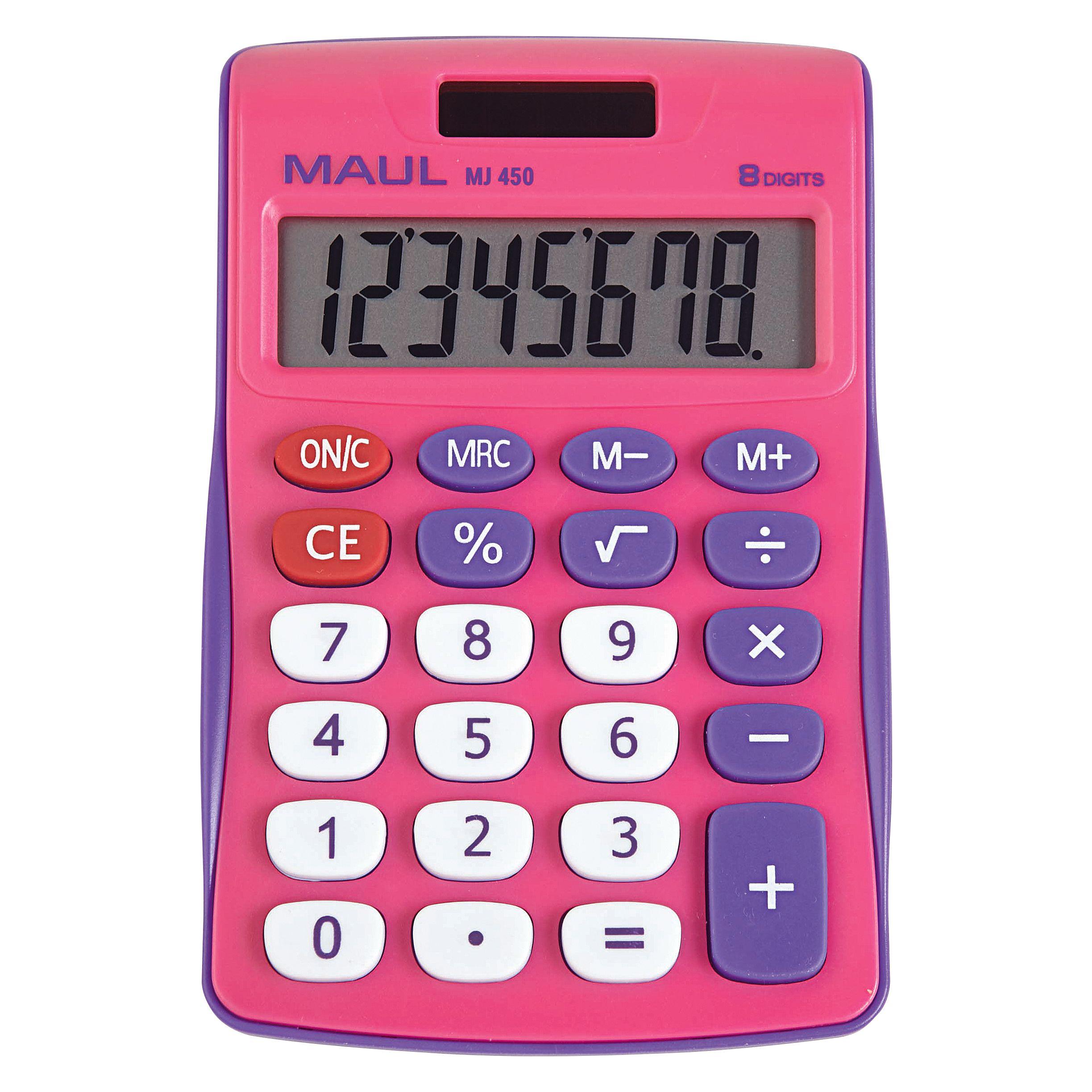 Maul Taschenrechner MJ450 Junior Schwarz (Solarenergie) (7263090)