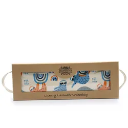 Luxury Lavender  Wheat Bag in Gift Box  - Lazy Sloth