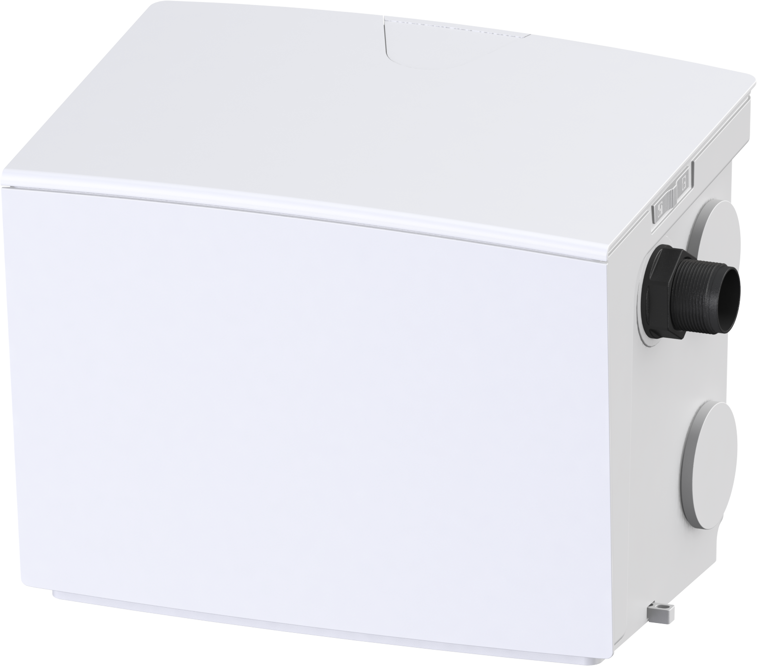 Station de relevage compacte KESSEL Minilift L 28561 pour eaux usées sans égouts, idéale pour les douches, les lavabos et les appareils électroménagers.
