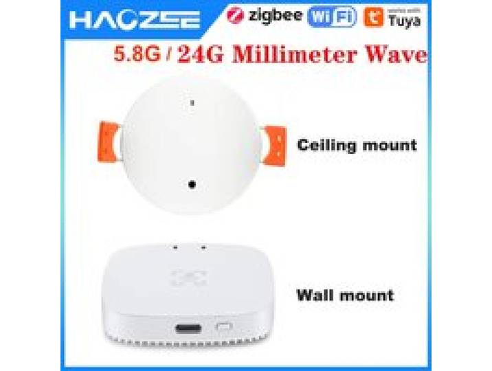 Haozee Tuya WiFi/Zigbee Menselijke aanwezigheidsdetector Smart Menselijk Lichaam PIR Sensor Radar Detector Magnetron Bewegingssensoren
